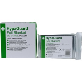 HypaGuard Foil Survival Blanket (Pack of 6)