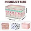 4 Pack Storage Baskets, Collapsible Mini Storage Boxes, Canvas Square