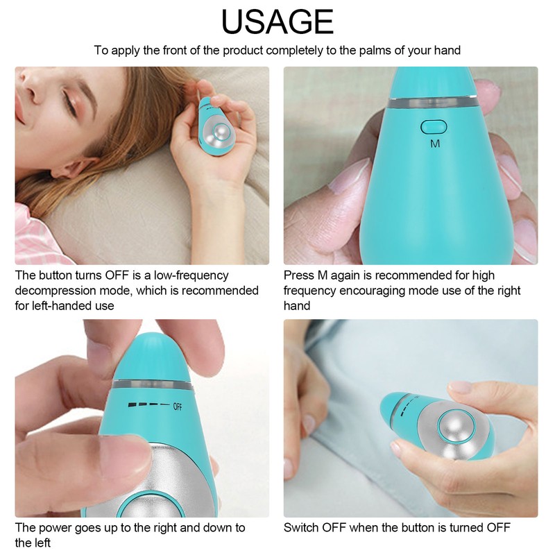 Handheld Micro Current Relax Sleep Holding Device Pressure Relief Insomnia