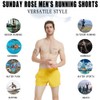 SUNDAY ROSE - Shorts de carrera para hombre, secado rápido,