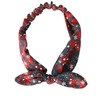Stretchy Christmas Headband Bow Soft Elastic Alice Head Band Xmas