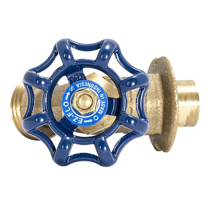 Eastman Brass Irrigation Sillcock Valve, 1/2 Inch Sweat x 1/2