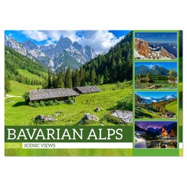 BAVARIAN ALPS - SCENIC VIEWS (Monthly Wall Calendar 2026 11.7" x 16.5" (open)), CALVENDO 14 Month Calendar