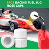 8 Pcs Racing Fuel Jug Hose Caps Compatible with VP