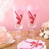 RUSPEPA 50 Pcs Pink Bow Napkin Paper, 3 Ply Disposable