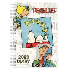 Portico Designs 2023 A5 Diaries (Peanuts A5 Wiro Diary D23015)
