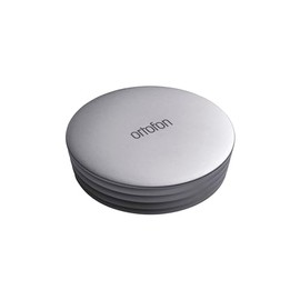 Ortofon Record Stabilizer Weight with Protective Felt Pad - 240g Aluminum Weight for Vinyl Playback - Stylish Matte Finish and Textured Wavegrip (Silver)