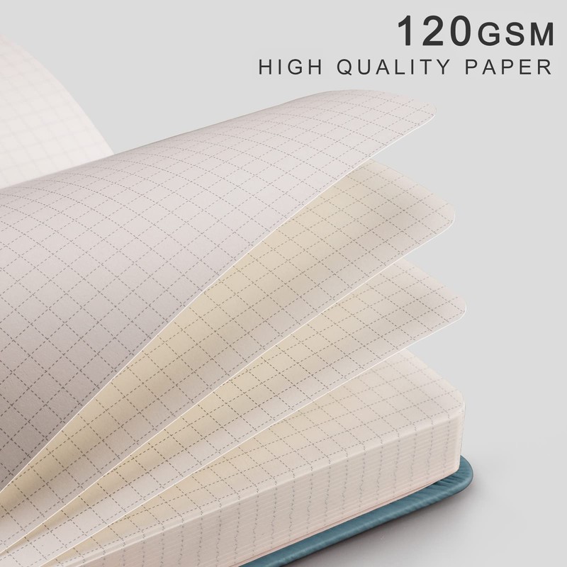 EMSHOI Graph Paper Notebook A5-21.4 x 14.5 cm Hardback Thick