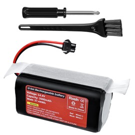 sea jump 14.4V 2600mAh Li-ion Battery Suitable for Ecovacs Deebot N79 N79S 621, Eufy RoboVac 11 11S 12 15C 15T 25C 35C, Goovi F007C D380 D382, Amarey A800 A900, Corey R300 R500, etc.