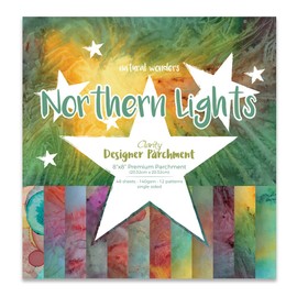Clarity Designer Parchment: Northern Lights 8" x 8"