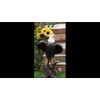 Large 21"H American Pride Bald Eagle Perching On Tree Stump