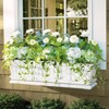 OSMOFUZE 6 Packs Window Box Planter, 17 Inches Flower Window