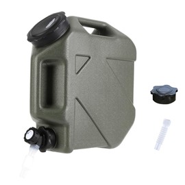 HiGropcore Water Container with Spigot - 2.6Gallon/3.2Gallon Water Jug Portable Camping Water Tank BPA Free - Emergency Water Storage for Camp Outdoor Hiking