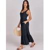 ANRABESS - Vestido de verano para mujer, sin mangas, estilo