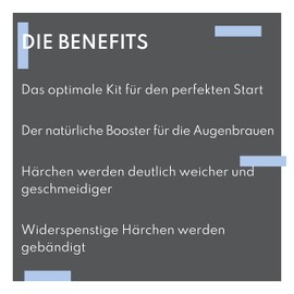 Augenmanufaktur Browlift Starter Kit - 3D Eyebrow Lifting Set 7-Piece Primer Lotion Doublefiller Glue Scissors Tweezers Brush - 10 Applications