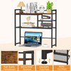 Snughome 31.9" Desk Shelf, Desktop Organizer Shelf, Desk Hutch Dorm,