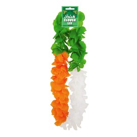 The Fancy Dress® Irish Lei Hula Ireland Flag Flower Garland St. Patrick's Day Fancy Dress Party Necklace Accessories (Irish Lei Hula)