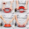 R4Retails Collapsible Kitchen Colander Set, 4 Qt and 2 Qt