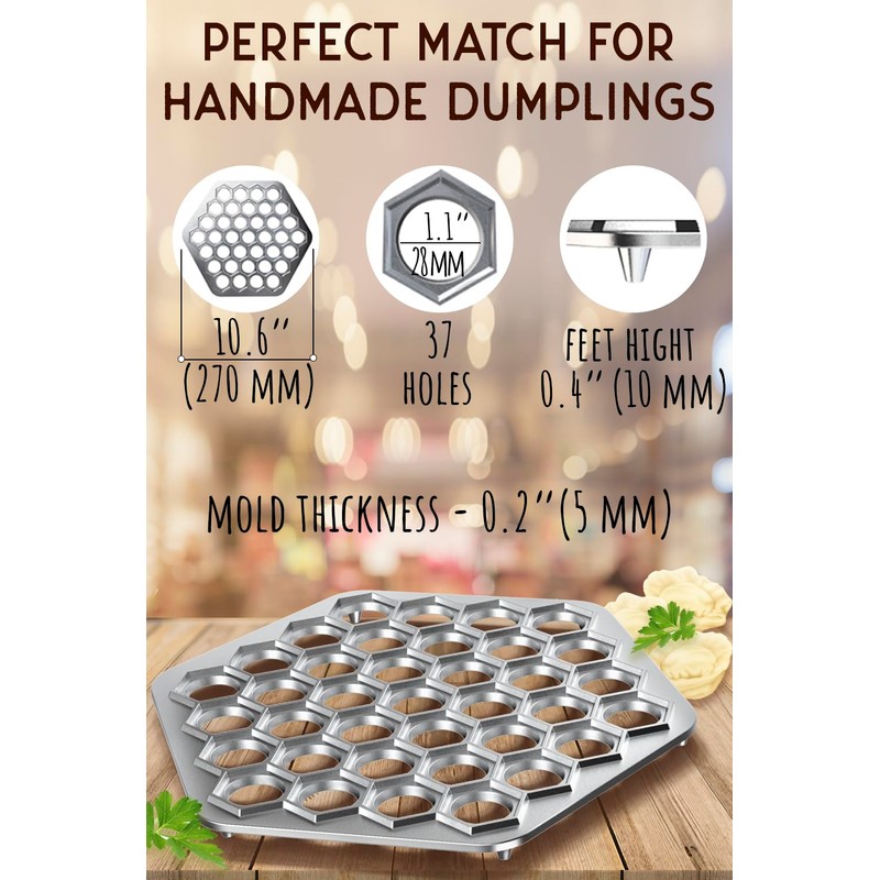 Russian Ravioli Maker Dumplings Mold Pelmeni Metal Mold Siberian Pelmeni