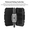 Thickened Multi Functional Fishing Tackle Box Double Opening 4 Sided