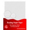 Beading Graph Paper: Herringbone Stitch Graph Paper for Round Beads