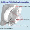 Large Waterproof Bathroom Wall Clock, Big Water Resistant Hanging Shower