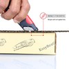Modern Box Cutter, extra tape cutter at back, dual side