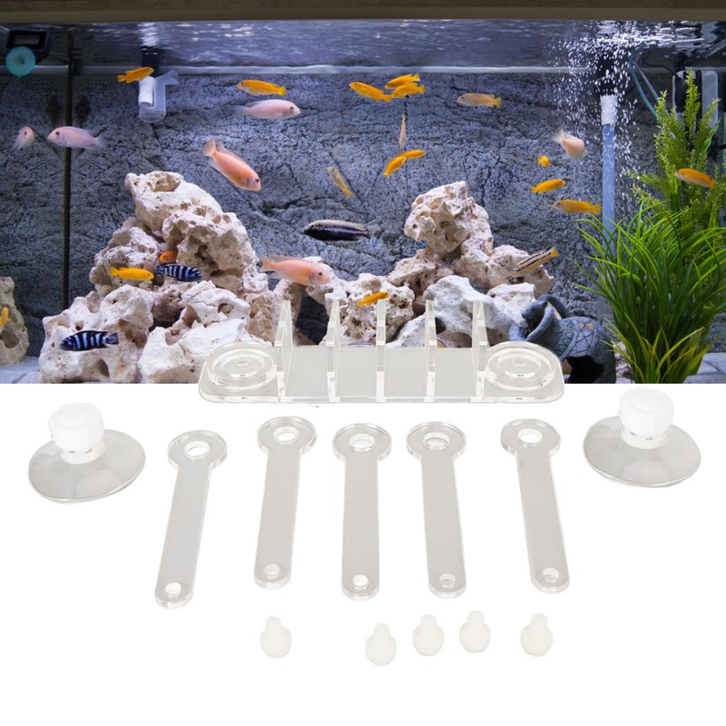 Aquarium Coral Rack 5 Claw Tree Shape Clear Acrylic Fish