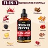 HIIHONE 11-in-1 Cayenne Pepper Drops - Herbal Supplement with Hawthorn,