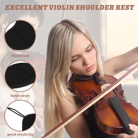 Violin Chin Rest Pad Cover 4/4 Violin Shoulder Rest Violin Chin Rest Pad Cover Protector Accessories for Violin Musical Instruments