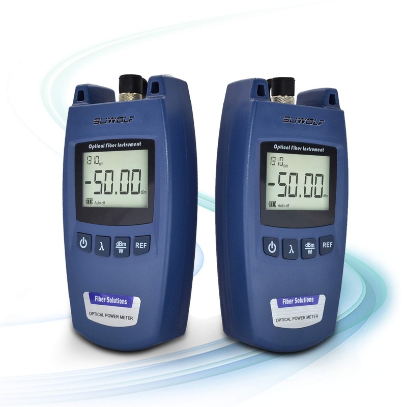 SUWOLF -50dBm~+26dBm FTTH High Precision Optical Fiber Optical Power Meter