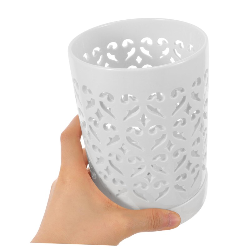 SUPVOX Orchid Pot with Holes Ceramic Orchid Planter for Use