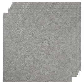 VallisCo 30-Pack Peel and Stick Vinyl Floor Tiles, 12"x12" Self-Adhesive Waterproof Peel and Stick Flooring Planks DIY for Bathroom, Kitchen, Living Room, Cover 30 Sq. Ft Light Blue