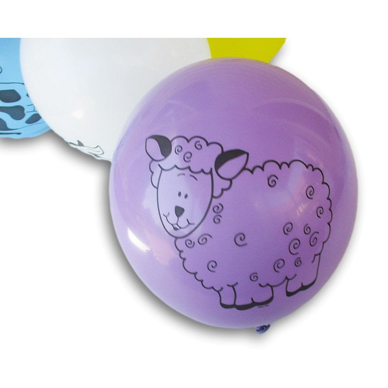 Farm Animal Balloons - 10 Pack - 11 Inch