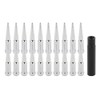 SCITOO 20PCS+1Keys Chrome Wheel Lug Nuts Spline Closed End Socket