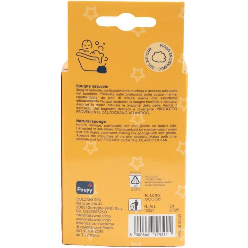 Poupy 246.6 Natural Sea Bath Sponge