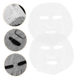 BIUDECO 100pcs Precut Facial Gauze Mask for Spa Skin Care Breathable and Gentle Face Mask for All Skin Types for Beauty Salons and Home Use