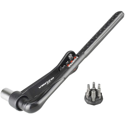 Venzo Economical Bicycle Bike 1/4 Inch Driver - Torque Wrench Allen Key Tools Socket Set Kit 1-10Nm