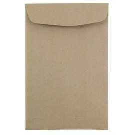 JAM PAPER 6 x 9 Open End Catalog Premium Envelopes - Brown Kraft Paper Bag - 50/Pack