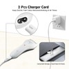 2 PCS Charger Cord Replacement for Pritech BCM-1138 Electric Feet
