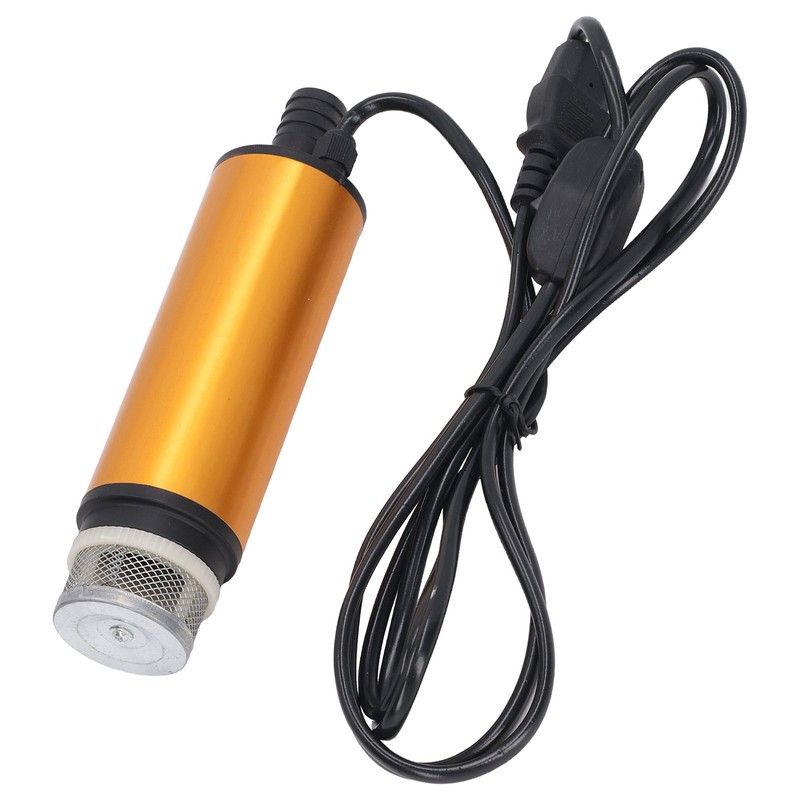 Electric Fuel Pump Universal Stainless Steel Oil Transport Device Mini
