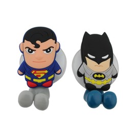 Finex 2 pcs Set Kawaii Superheroes Toothbrush Holders with Suction Cup for Wall in Bathroom at Home