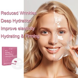 4Pack Hydrating Collagen Face Mask for Anti-Aging & Moisturizing – Firming, Brightening, and Wrinkle Reduction Sheet Mask for Youthful, Radiant Skin, Bio-Collagen Facial Mask for All Skin Types