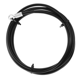 Disc Brake Hose, DIY 2M Length Cycling Cuttable Hydraulic Disc Brake Hose Cable Kit Portable Tube Hose Cable Kit for SLX XT XTR (Silver)