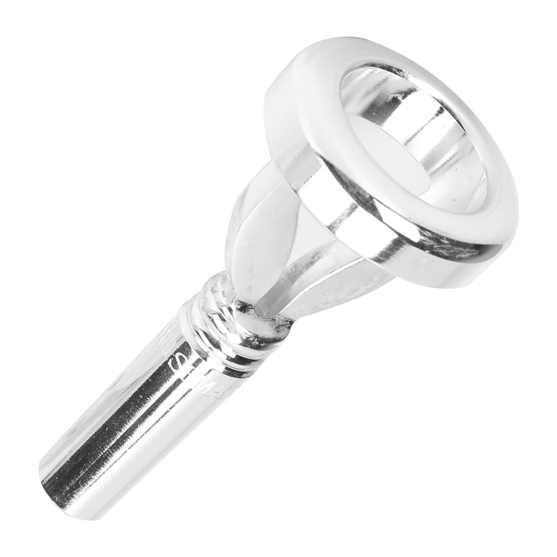 Trombone Mouthpiece Trainer Cooper Silver Plated Simulator Trumpet Practice Instrument