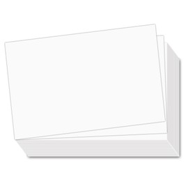 4 x 6 White Blank Cards, 100 Pcs - Thick, Heavy Card Stock for Postcards, Photo Paper Invitations, Greetings, Notes, Thank Yous, Index Cards, Plain for Writing, Stamping, Printing, Art, DIY Making