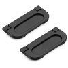 Evionlin 【2 Pack 】 Flush Pull Handle BlackInvisible Flip Drawer