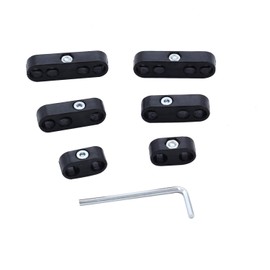 TAKPART 7MM 8MM Black Spark Plug Wire Separators
