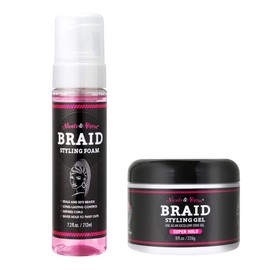 Nicole & Alyssa - Braid Styling Combo (Foam 7.2oz + Gel 8oz)