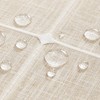 ZeeMart Boho Grid Table Cloth with Tassels (Light Tan, 52"